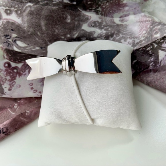 Vintage unisex bow tie brooch - Picture 4 of 6